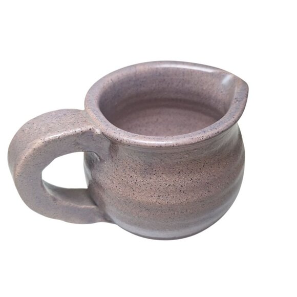 Small Pitcher Bird Pottery CL 74 Blue Vintage Artist Home Decor Country Cottage - Picture 2 of 9